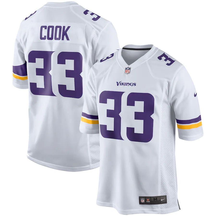 Men Minnesota Vikings #33 Dalvin Cook Nike White Player Game NFL Jersey->minnesota vikings->NFL Jersey